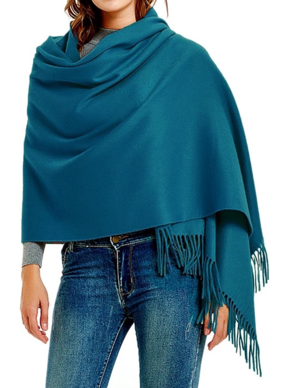 Wander Agio Women's Warm Long Shawl Winter Warm Large Scarf